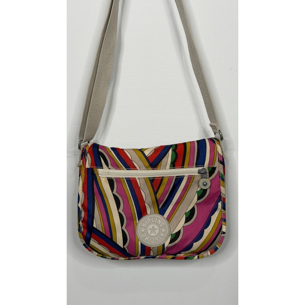 Kipling Attyson Crossbody Shoulder Bag multicolor swirl print View 2